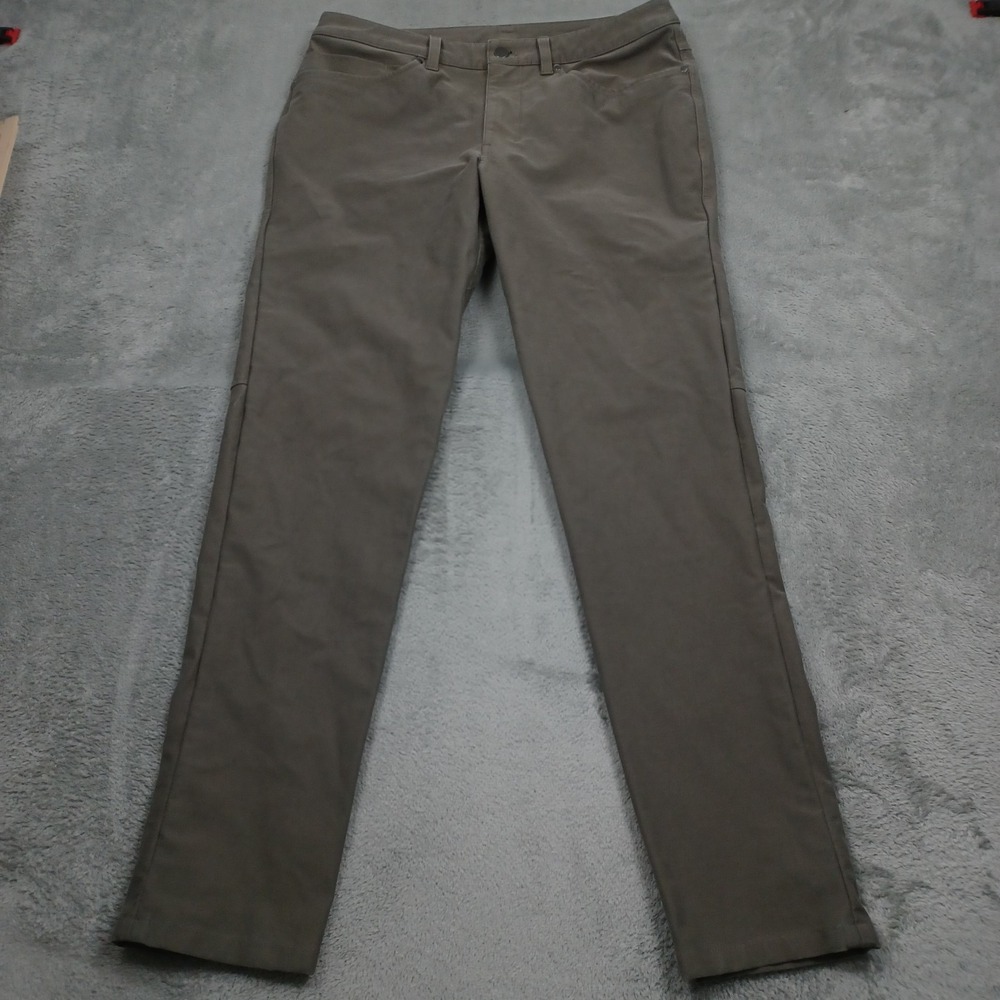 Lululemon Pants Mens 32 Brown ABC Slim Fit Pockets Preppy Casual Modern